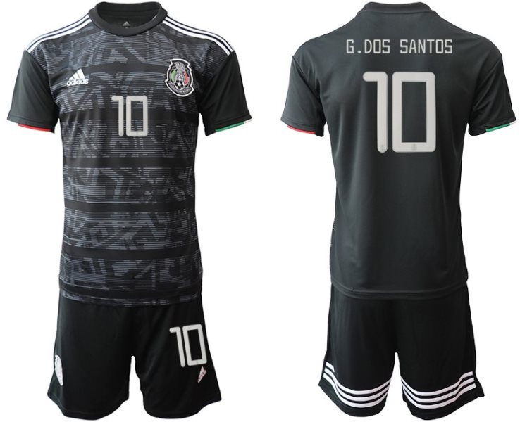 2019-20 Mexico 10 G.DOS SANTOS Home Soccer Men Jersey