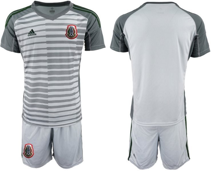 2019-20 Mexico Gray Goalkeeper Soccer Men Jersey