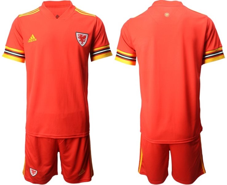 2020-21 Wales Home Soccer Men Jersey