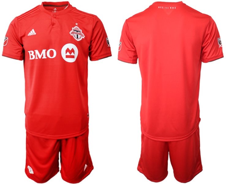 2020-21 Toronto FC Red Home Blank Soccer Men Jersey