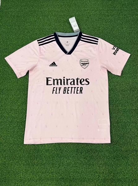 Arsenal 2022-23 Away Pink Soccer Men Jersey