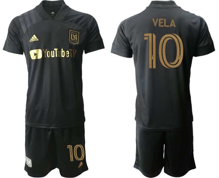 2020-21 LAFC Black Home 10 Carlos Vela Soccer Men Jersey