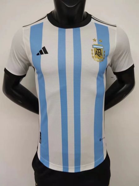 Argentina Home 2022 World Cup Soccer Men Jersey