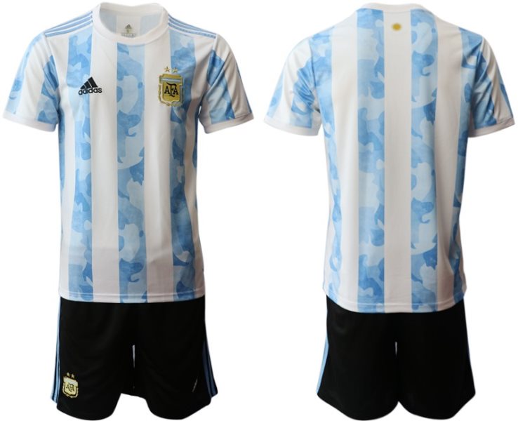 2020-21 Argentina Home Soccer Men Jersey
