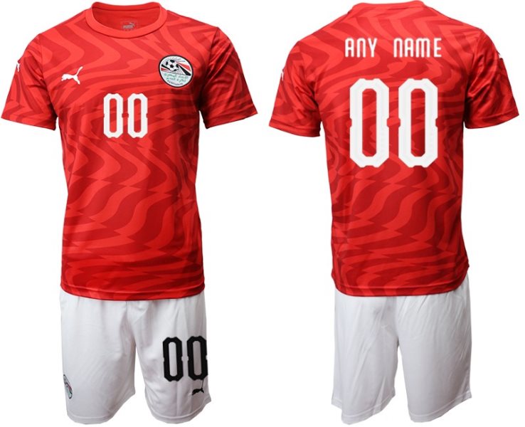 2019 20 Egypt Customized Home Soccer Men Jersey