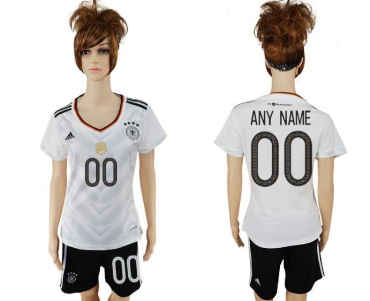 2017-18 Germany Customized Home Soccer Women Jersey