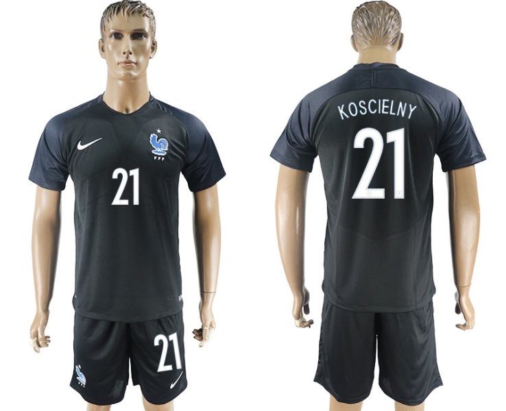 2017-18 France 21 KOSCIELNY Third Away Soccer Men Jersey