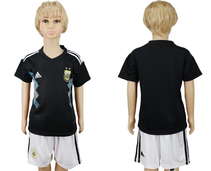 Argentina Away 2018 FIFA World Cup Soccer Youth Jersey