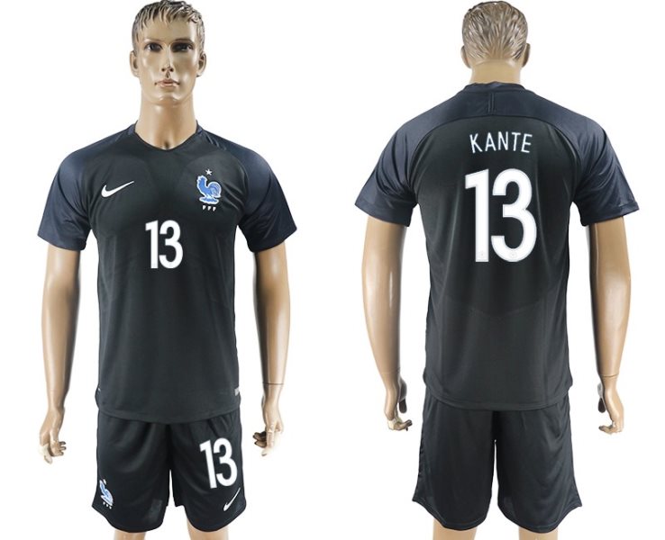 2017-18 France 13 KANTE Third Away Soccer Men Jersey