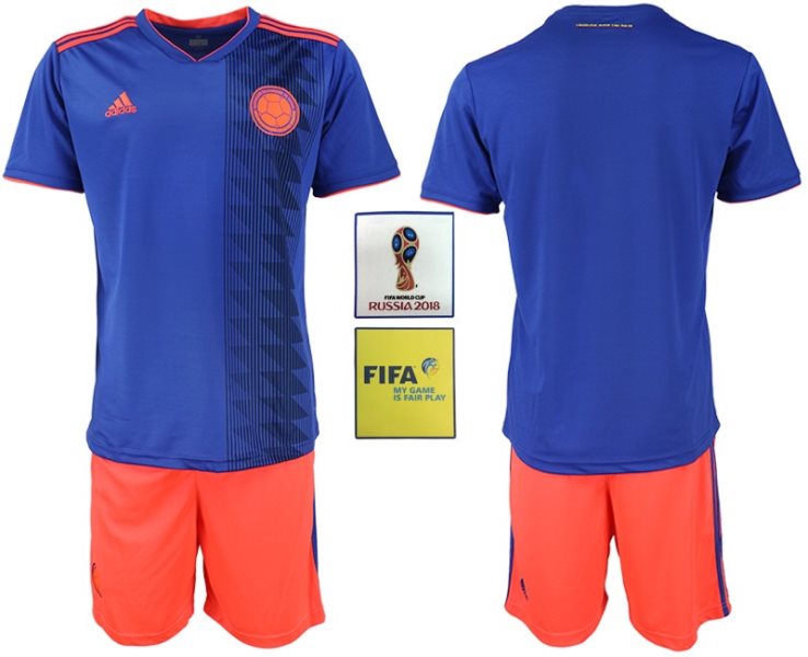Colombia Away 2018 FIFA World Cup Soccer Men Jersey