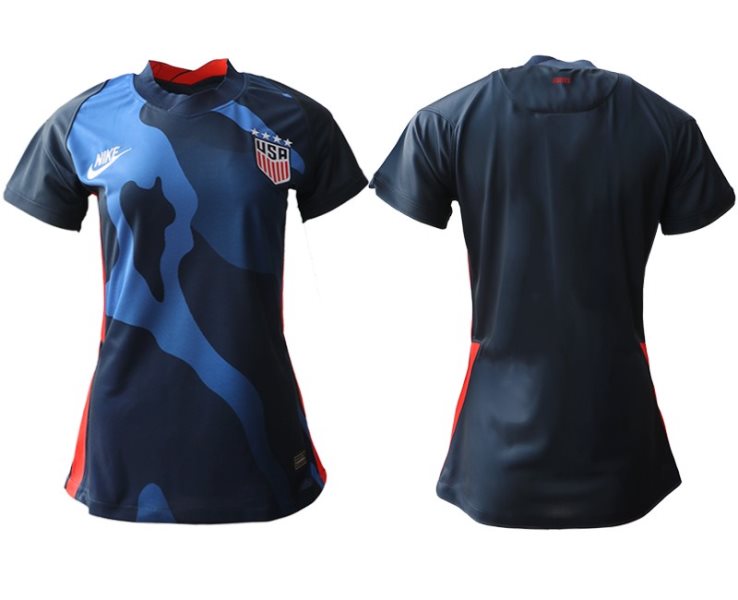 2020-21 USA Away Soccer Women Jersey