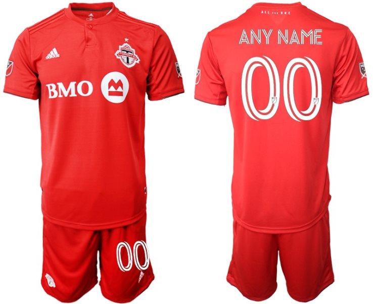 2020-21 Toronto FC Red Home Customized Soccer Men Jersey