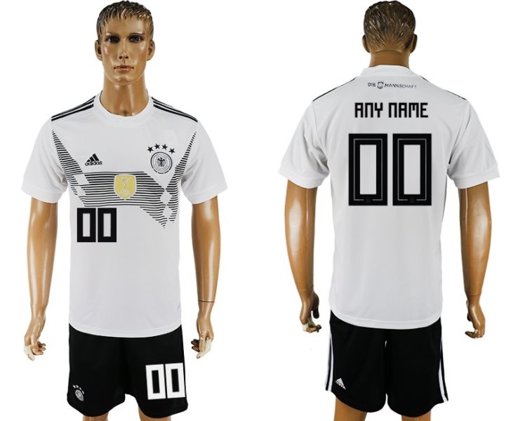 Germany Home 2018 FIFA World Cup Customized Men Jersey