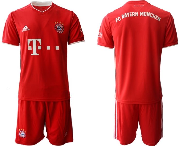 2020-21 Bayern Munchen Home Soccer Men Jersey