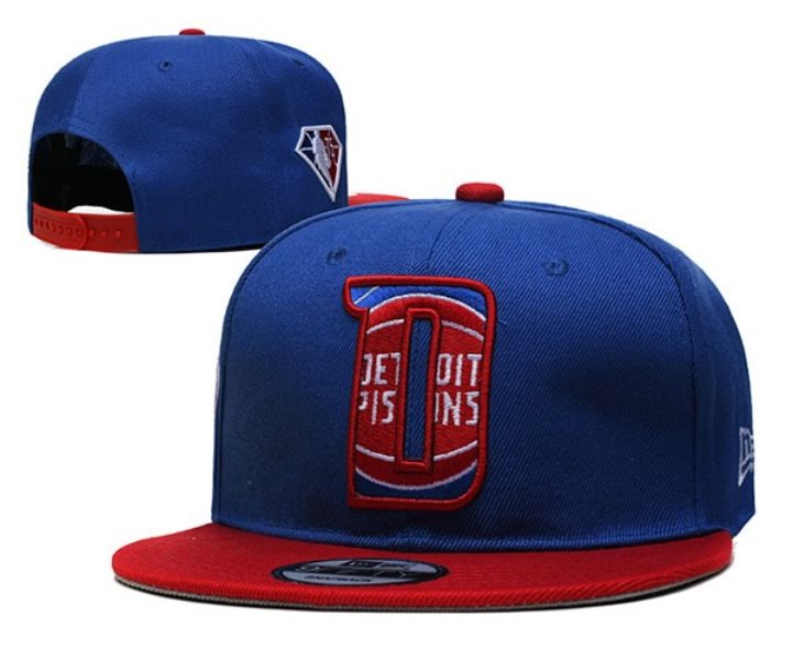 Detroit Pistons Snapback Hats 003