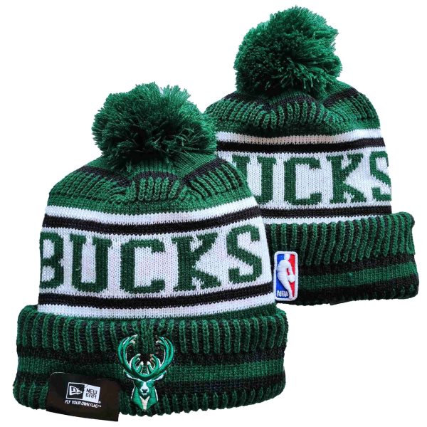 NBA Bucks Green Knit hat