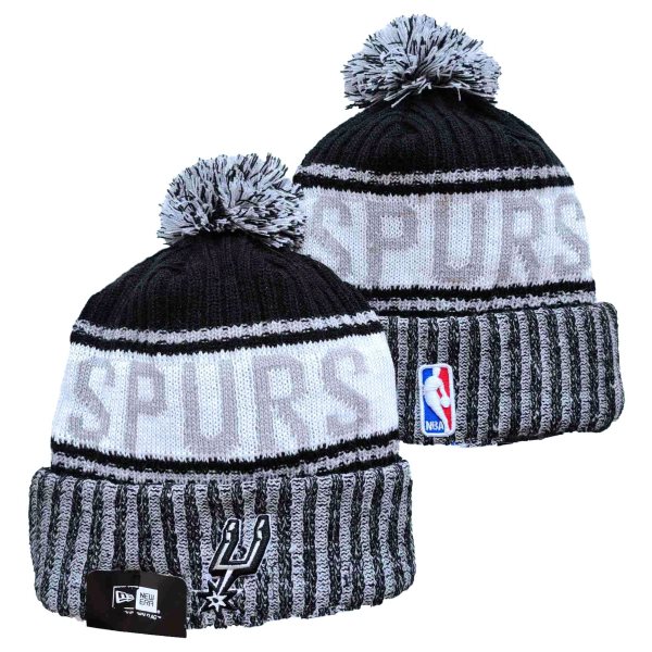 NBA Spurs Black knit Hat