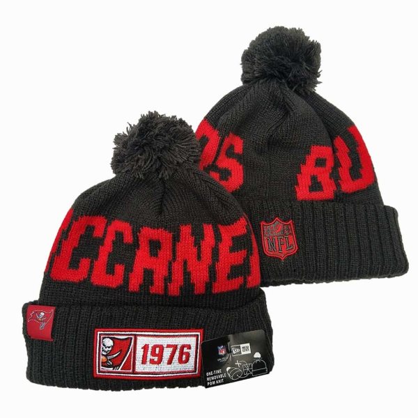 NFL Tampa Bay Buccaneers New Era 2019 Sideline Road Reverse Sport Knit Hats 009