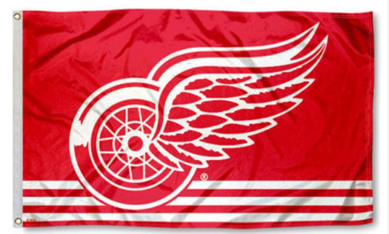 NHL Detroit Red Wings Team Flag 2