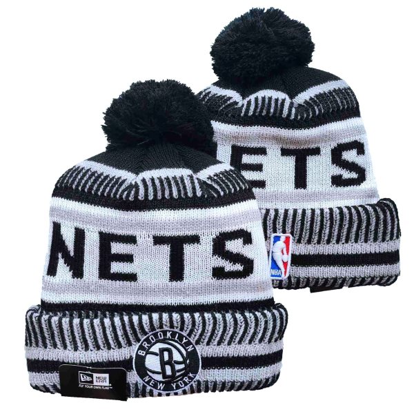 NBA Nets Black Knit Hat