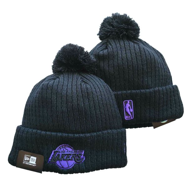 NBA Lakers Black Knit Hat