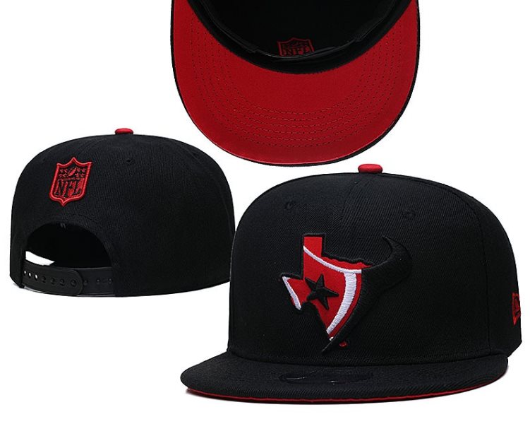 NFL Texans Team Logo Black New Era Adjustable Hat GS