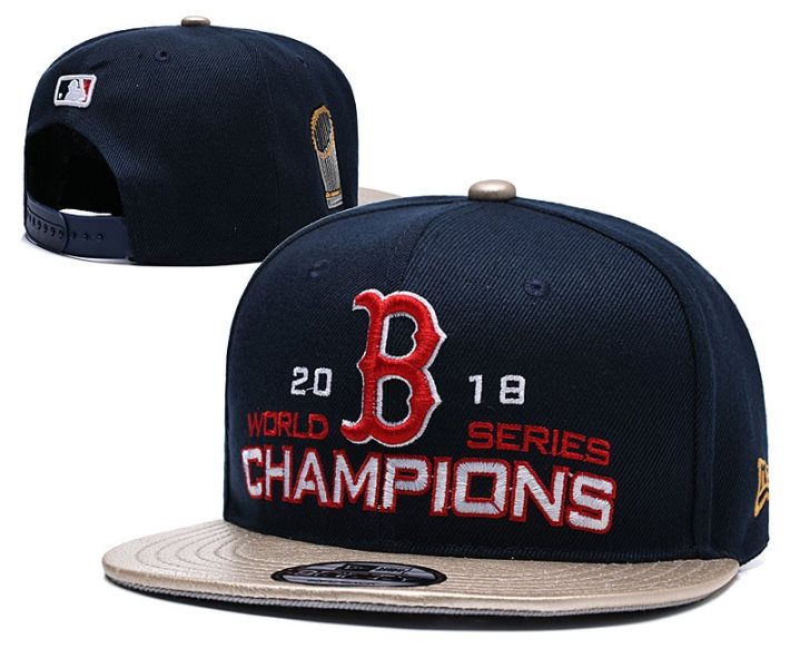 MLB Red Sox Navy 2018 World Series Champions Adjsutable Hat YD