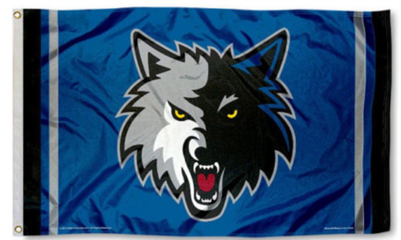NBA Minnesota Timberwolves Team Flag 4