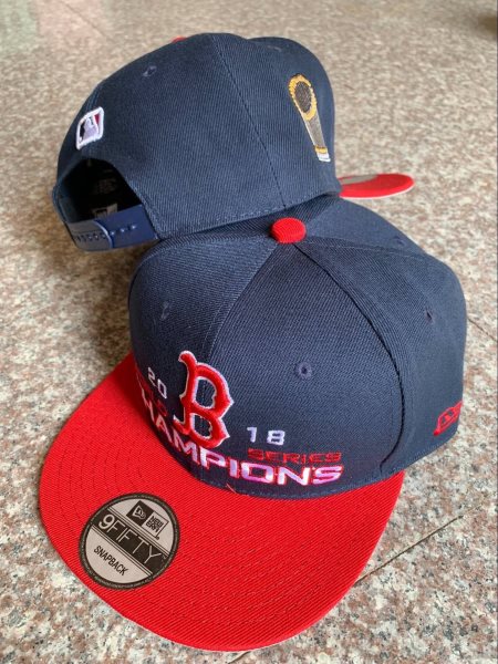 MLB Red Sox Gray 2018 World Series Champions 2 Tone Adjsutable Hat YD