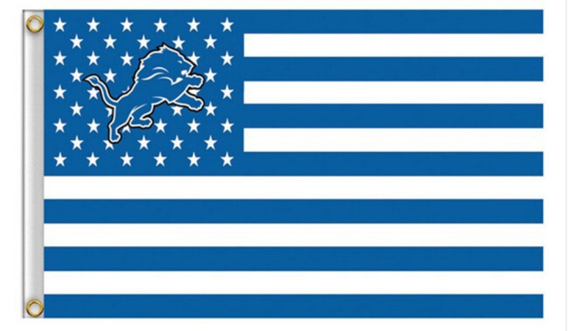 NFL Detroit Lions Team Flag 2