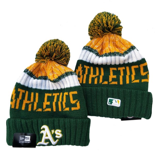MLB OAKLAND ATHLETICS Green Knit Hat