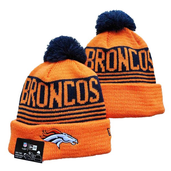 NFL Broncos Orange Knit Hat