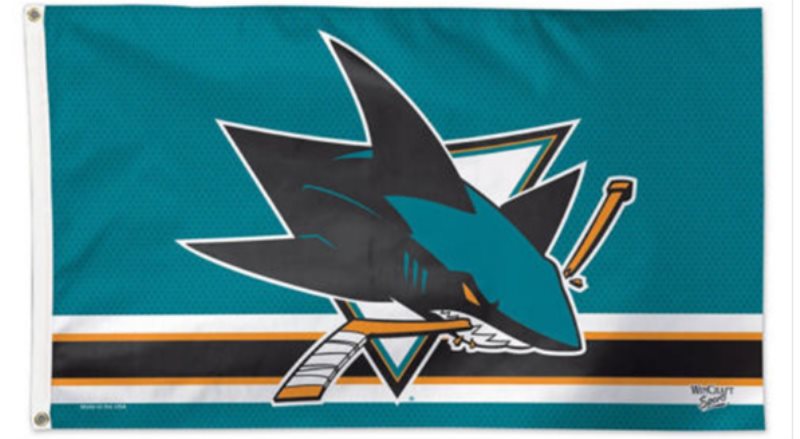 NHL San Jose Sharks Team Flag 1