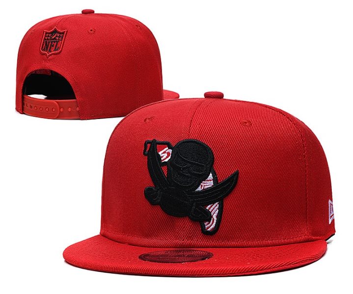 NFL Buccaneers Team Logo Red New Era Adjustable Hat GS