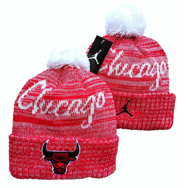 NBA Chicago Bulls Red Knit Hat