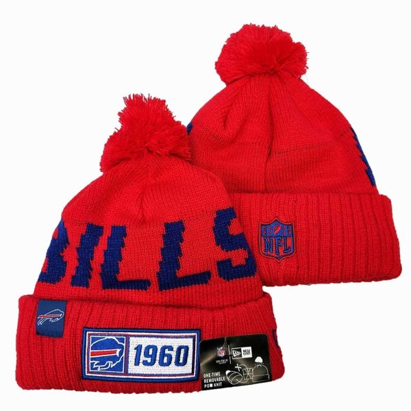 NFL Buffalo Bills New Era 2019 Sideline Road Reverse Sport Knit Hats 007