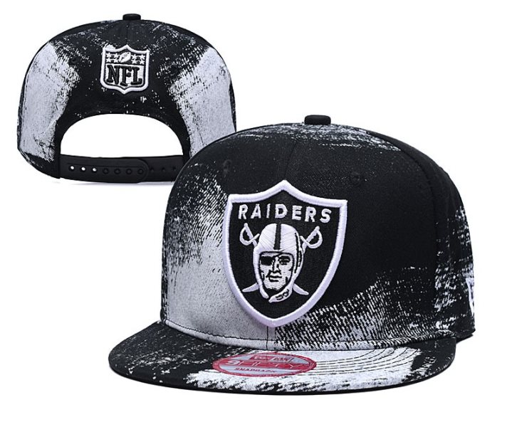 NFL Raiders Team Logo Black Adjustable Hat SG