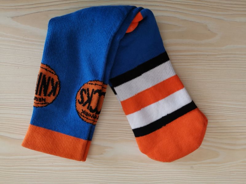 New York Knicks Team Logo Blue NBA Socks