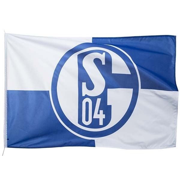 Schalke Hissfahne Karo Fahne Team Flag