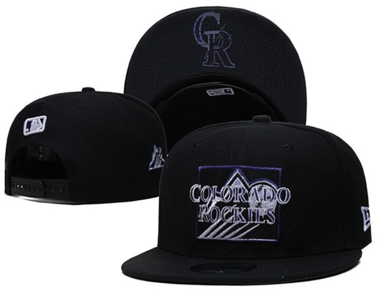 MLB Colorado Rockies Snapback Hats 003