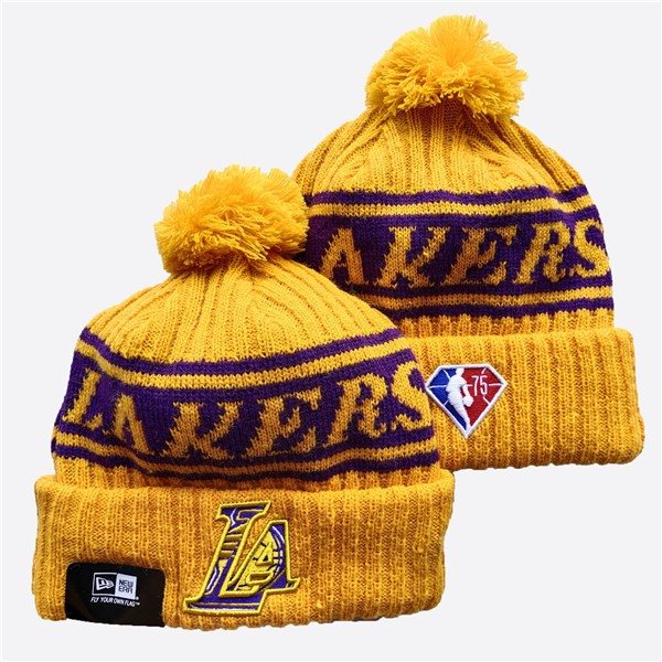 Los Angeles Lakers Knit Hats 043
