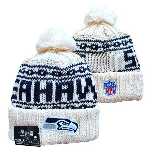NFL Seahawks White 2021 New Knit Hat