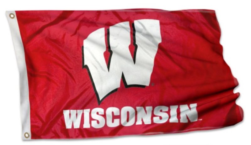 NCAA Wisconsin Badgers Flag 3
