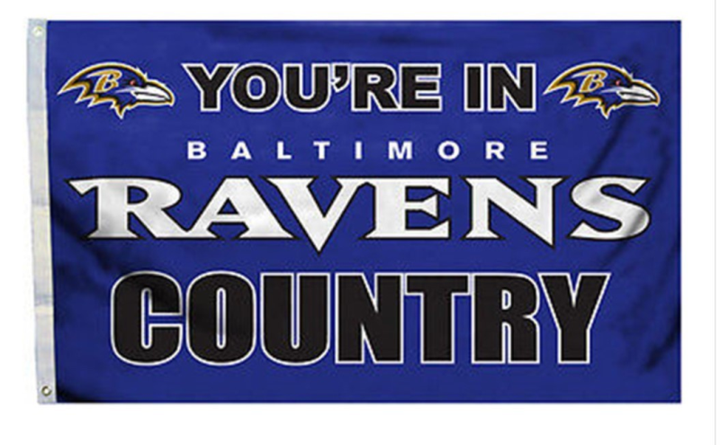 NFL Baltimore Ravens Team Flag 2