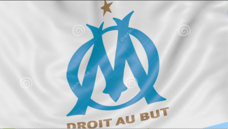 Olympique De Marseille FC Team Flag