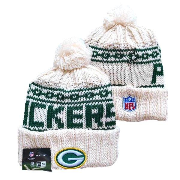 NFL Packers White 2021 New Knit Hat