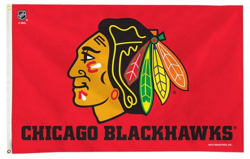 NHL Chicago Blackhawks Team Flag 1