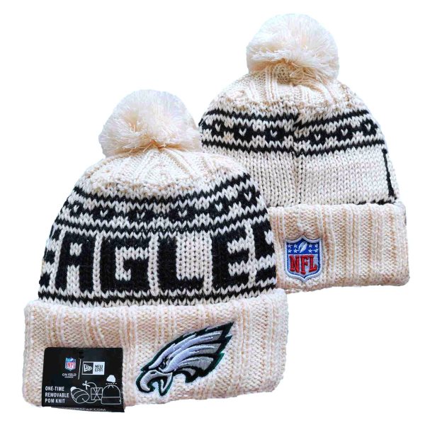 NFL Eagles White 2021 New Knit Hat