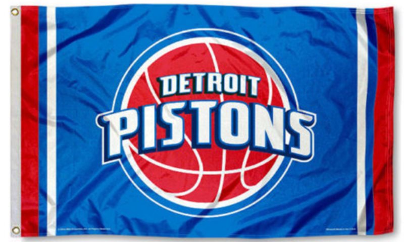 NBA Detroit Pistons Team Flag 2