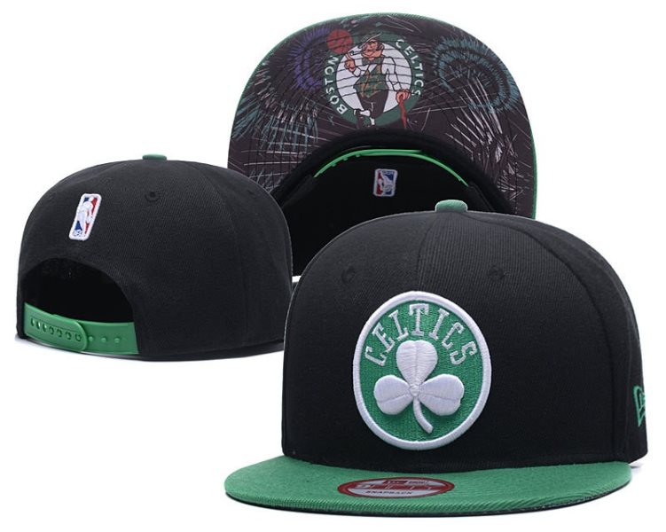 NBA Boston Celtics Black Snapback Hat